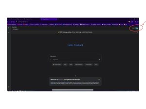 Happy student using AI tools